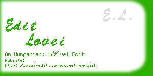 edit lovei business card